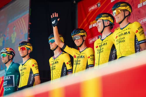 Team Visma | Lease a Bike Vuelta Radrennen Start