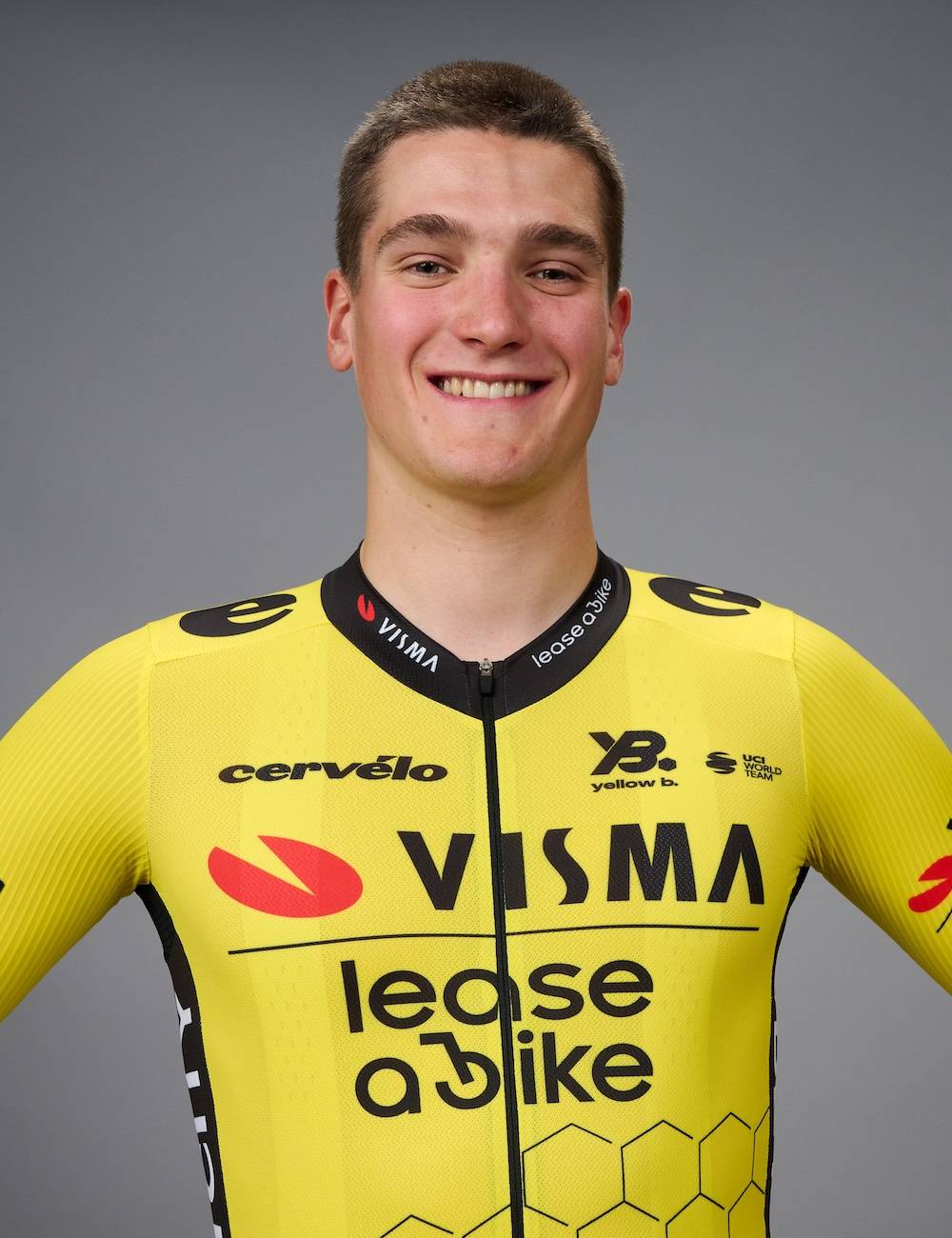 Team Visma Lease a Bike Portrait Niklas Behrens