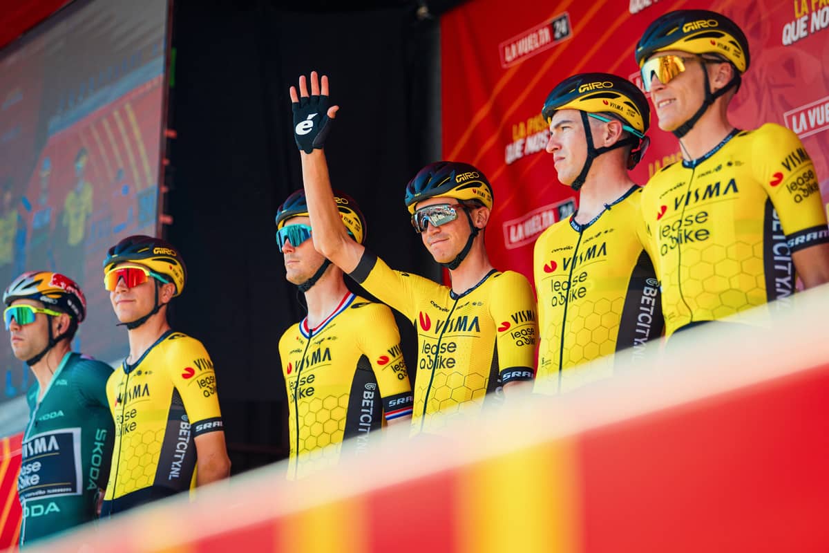 Team Visma | Lease a Bike Vuelta Radrennen Start